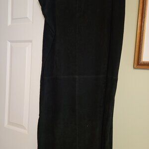 Suede Skirt -  black -  22W -  New with tags